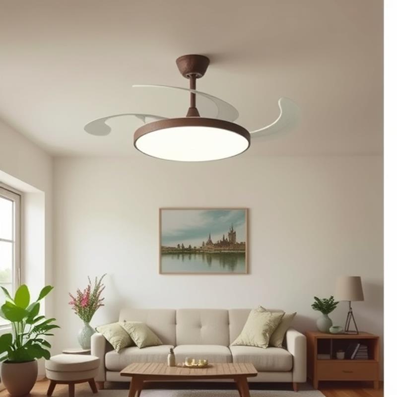 风扇吊灯餐厅现代简约客厅大气家用一体吊扇灯卧室隐形风扇灯北欧
