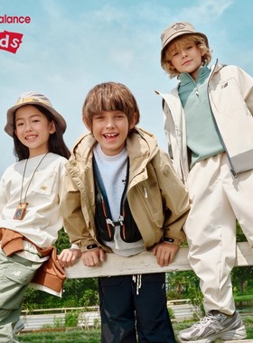 NEW BALANCE NB25秋新款男童女童儿童三防冲锋衣风衣外套7AF31013