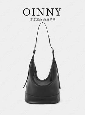 【秋冬新款】Oinny简约百搭小众通勤高级真皮女包水桶包56150