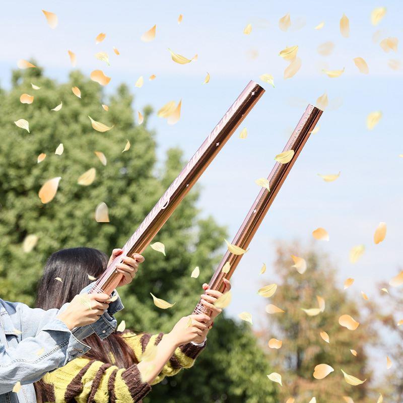 结婚礼炮礼花筒花瓣雨礼筒炮弹婚礼专用喷花筒礼泡筒婚庆用品大全