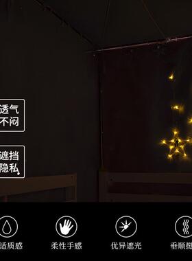 学生宿舍床帘强遮光加厚涂层下铺上铺女大学寝室蚊帐一体式遮光帘