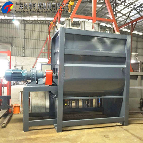 厂家生产 餐厨垃圾桨叶卧式搅拌机 油温加热恒温系统混料机