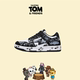 汤姆猫鞋 休闲板鞋 子冬季 会说话 新款 时尚 百搭涂鸦脏脏鞋