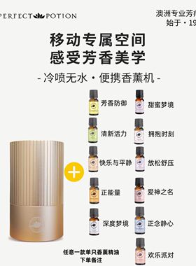 Perfect potion冷香仪充电便携移动车载室内静音定时无水香薰机