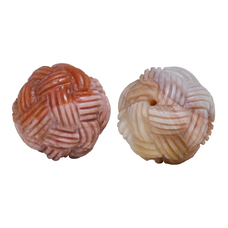 极速原矿彩色阿拉善m玛瑙绣球隔珠单颗散珠子文玩手串手链DIY配件