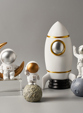 极速Modern Resin Astronaut ModelC Home Decoration Cute Peopl