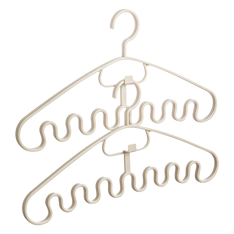 极速波浪衣架背心吊带内衣学生宿舍用晾挂O裤子多功能收纳神器