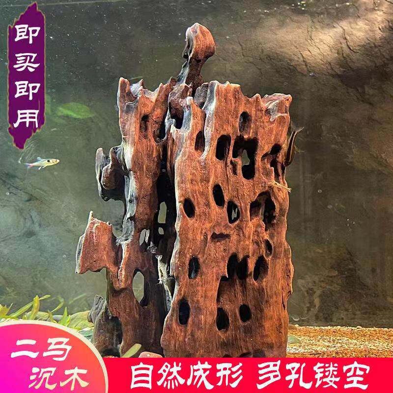 极速二马蜂窝木虾木镂空躲避屋 A中小型小号沉木 鱼缸造景雨林多