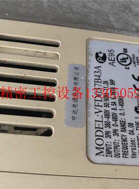 极速议价台达变频器VFD037B43A380V 3.7KW 测试V质量保证现货议