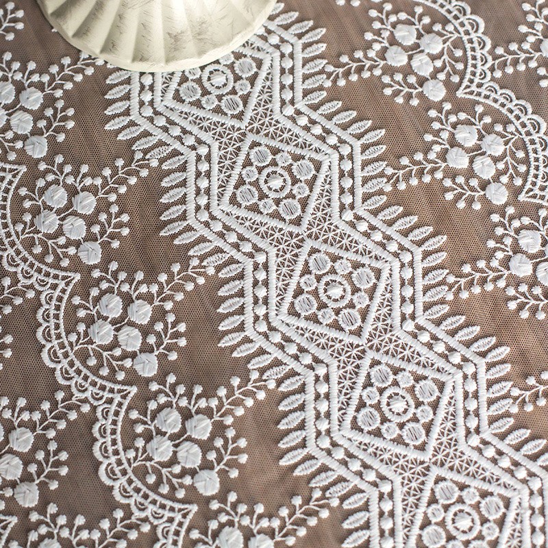 极速韩式唯美桌旗l蕾丝茶几旗白色电视柜盖布ins长条桌布装饰巾少