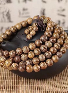 极速鸡翅木手串佛k珠男女手錬紫檀金丝楠木黄花梨沉香阴沉木金丝