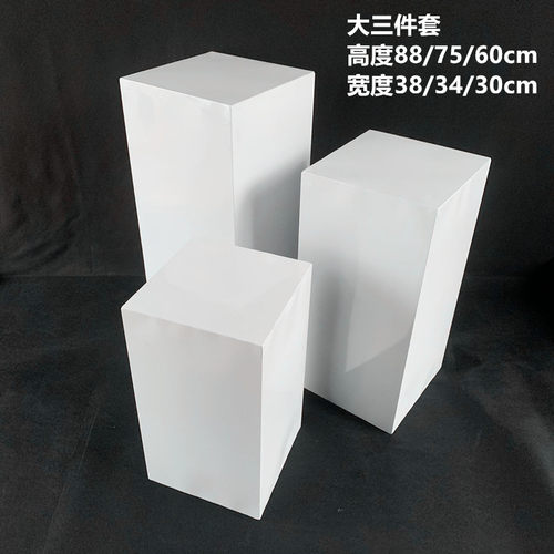 新品新款婚庆道具铁艺方柱路引甜品台F圆柱体婚礼舞台装饰摆件橱