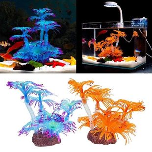 极速6XDE Silicjone Coral Ornaments Aquarium Decor 5.5x3.5x5.
