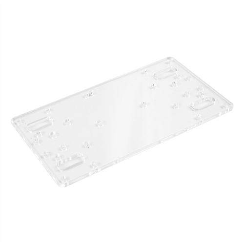 极速平衡小车铝合金底盘 两u轮stm32机器人透明压克力固定底板 支