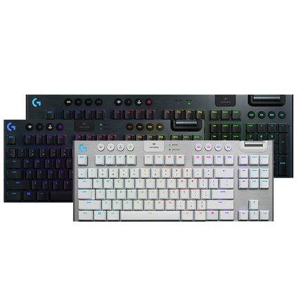 罗技G913无线机械键盘电竞游戏专用电脑有线类青红茶轴104/87键