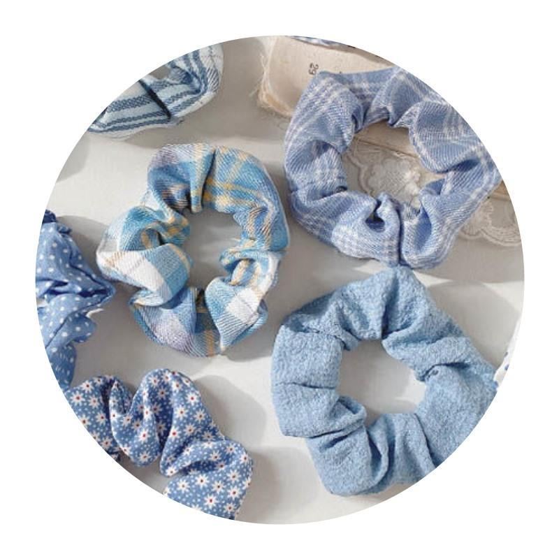 速发3/5/Pcs Silk Scrunchies Print Leopard Scrunchie Set Elas