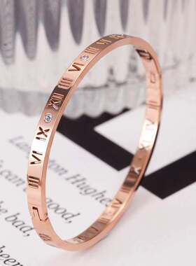 极速Titanium steel non fading opening IRoman numeral mens a