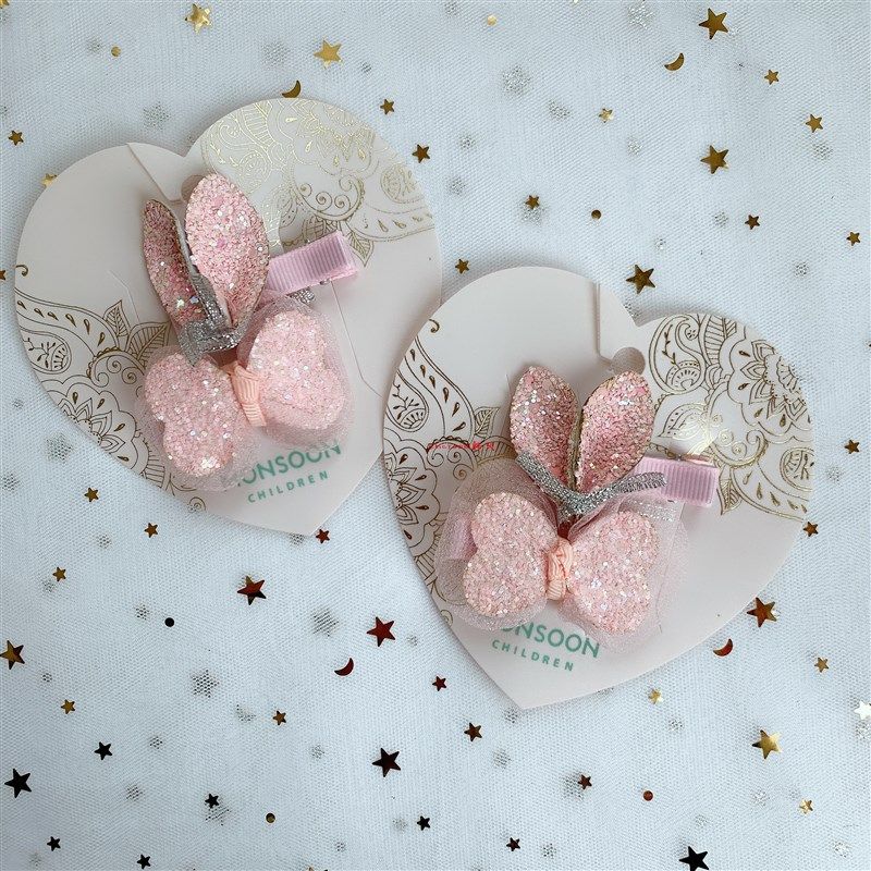 极速外贸英国儿童水果造t型发夹 糖果色可爱头饰 浏海碎发夹