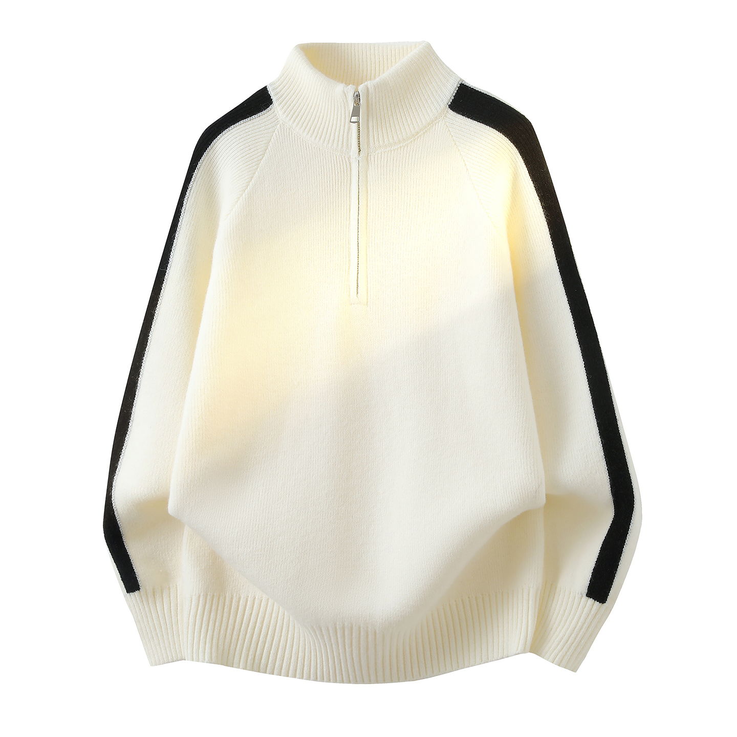 半开襟拉链毛衣男秋冬季2025新款