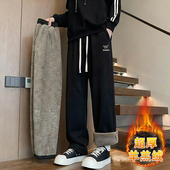 加绒加厚不臃肿一条过冬男生长裤 冬季 高品质青少年保暖抗寒休闲裤