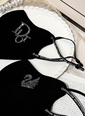 网红同款空气棉钻天鹅小Dor空气棉防寒保暖立体口罩可调节可水洗