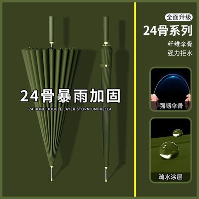 72骨雨伞长柄大号结实耐用双人防暴雨自动男女学生晴雨两用伞