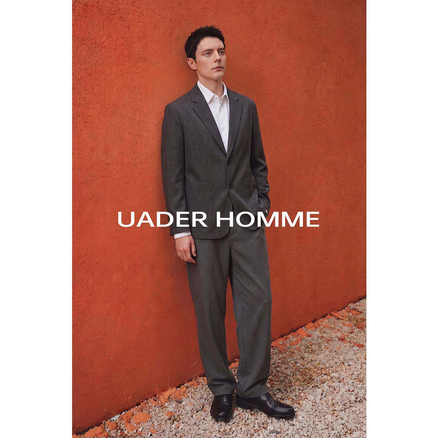 UPVWADE意式棉纺西春装外套男士26商务休闲秋行政夹克R单件西服上