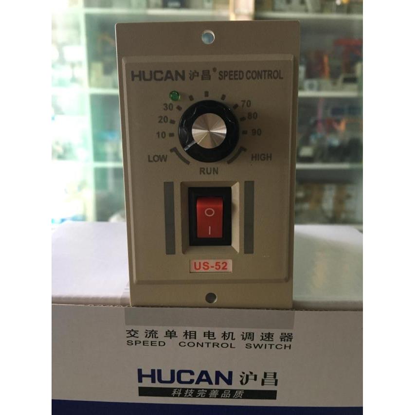 HUCAN沪昌交流单相电机调速器A型接线US-52 AC220V120W电机正反转