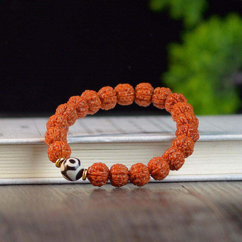 极速金刚菩提子机k刷包浆天珠手链手串男女民族风文玩佛珠手串配