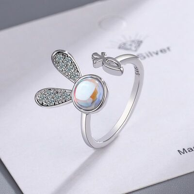 极速Lovecly Pink Rabbit Ear Rings For Women Exquisite Animal