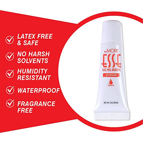 新品Theb MORE Esse Lace Wig Adhesive  Latex Free No Harsh S