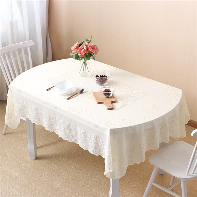celebrity Inrternet tablecloth plasstic lace pvc 極速Oval
