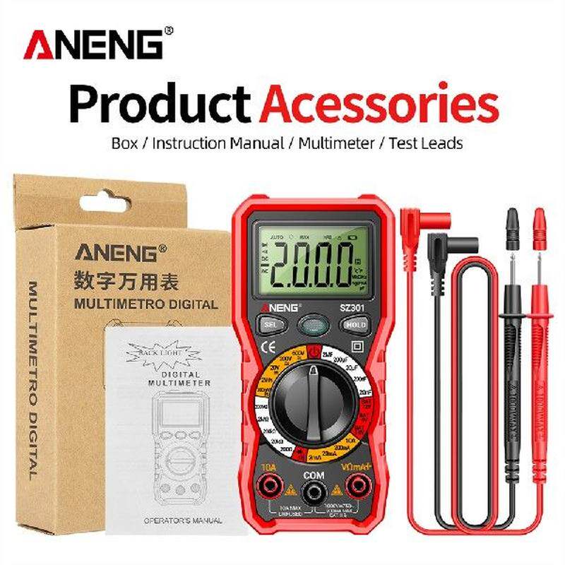新品2000 Counts Multimeter Diode ResiKstance Capacitance