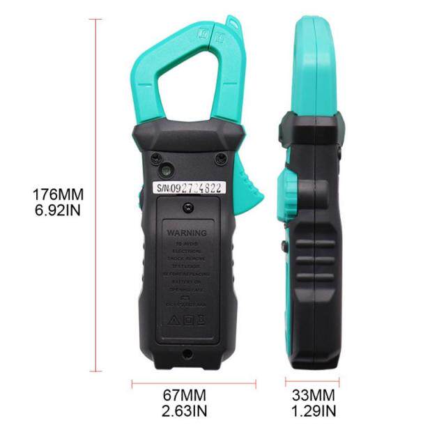 新品Handheld True RMS Digital Clamp Meter DCP AC Current Vol