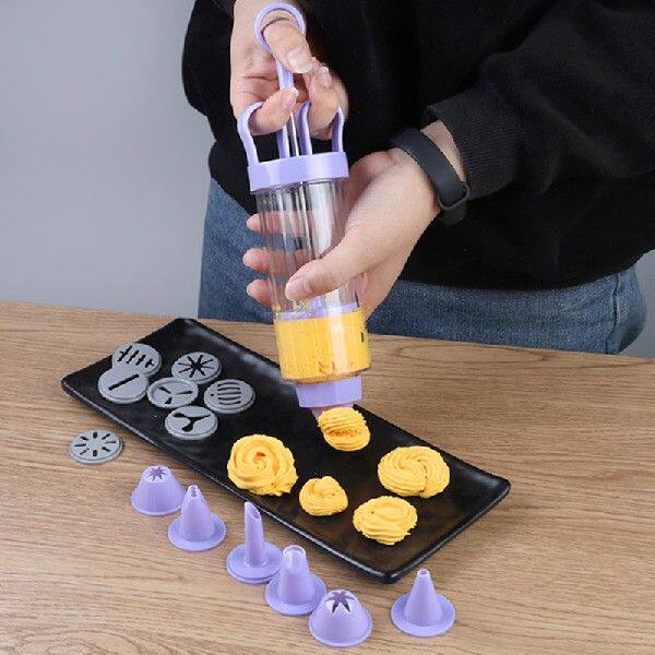 新品19pcs Cakei Decorating Tip Sets Plastic Pipe Icing Nozzl