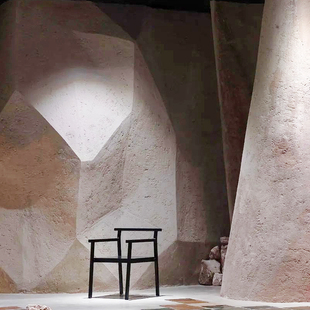 极速夯土漆上门施工生态土墙艺D术墙面涂料肌理质感稻草泥漆