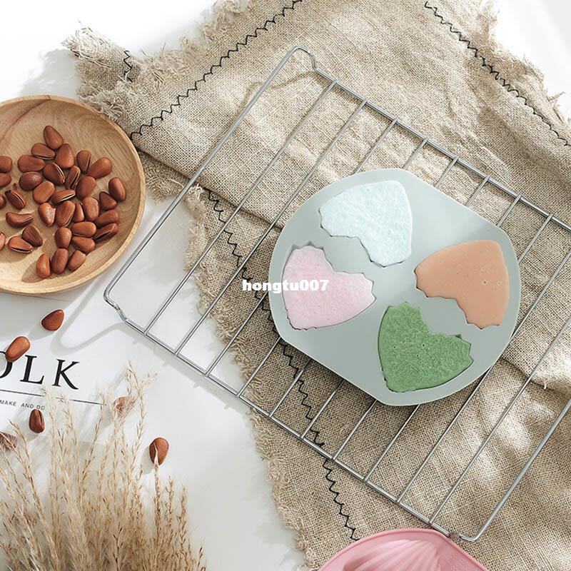 新品New 4 Holes Shell Shape Silicone Muffin Pan CaVke Mold 3