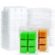 Melqt Packs 极速100 Square Wax Molds Cavity Clamshells