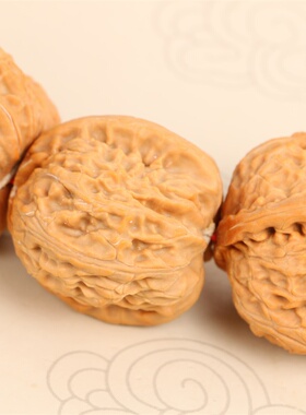 极速天然野品e白狮子头核桃手持四座楼车挂官帽满天星闷尖古玩手