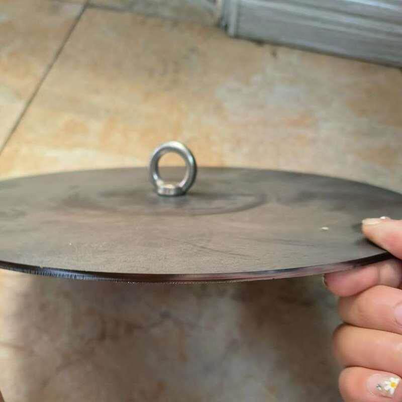 新品加厚钢板炉盖子柴火炉v圈配件柴火气化炉炉盖加厚铁板煤球炉