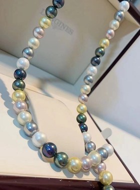 极速贝珠项链女款 妈妈链 s每个色都好美规格约10m左右 TY1252