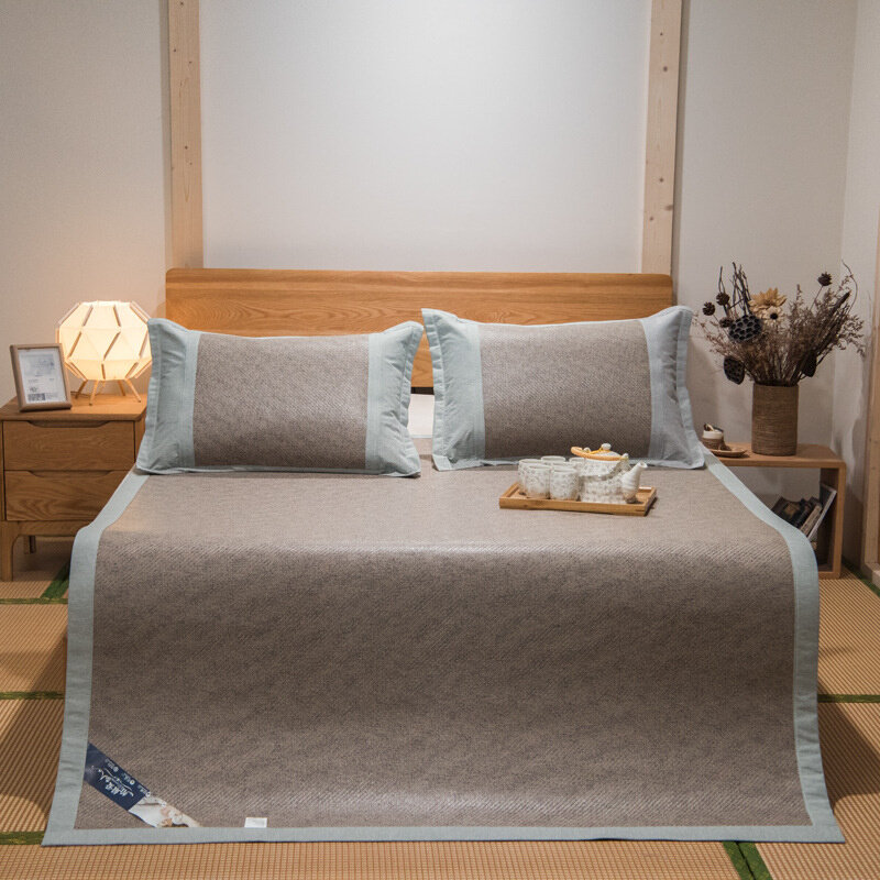 极速新款简约四角绑带加宽包边家用舒E适透气1.5米藤席套件 凉席,床上用品,蚊帐,淘宝优惠券,粉丝福利购,淘宝优惠卷