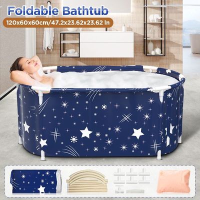 极速120CM Adult Foldable Bvathtub Double Non-Inflatable spa