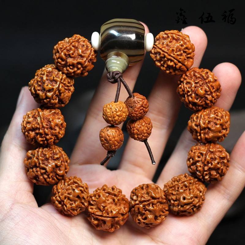 极速可以盘的金刚菩提子手串男y生文玩核桃手珠手链手串佛珠手把