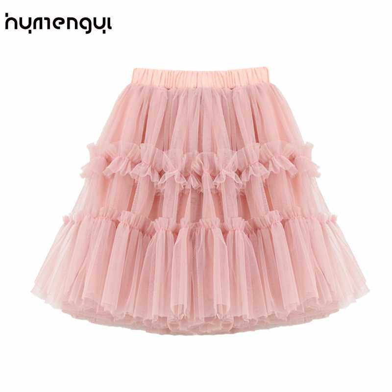 极速儿童短裙2022夏p季新款女童中长裙洋气韩版蓬蓬裙亲子半身裙