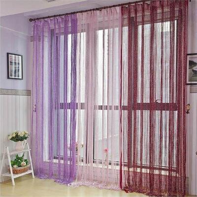 新品200x100cm Modern Cute Flash Line Room Divider CWurtain S