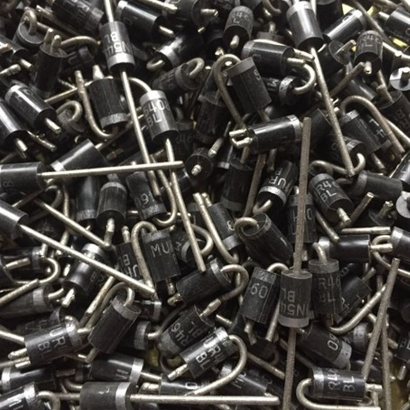 极速【100克=20元】粗脚v混装二极管 整流二极管 快恢复整流二极