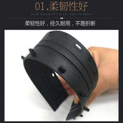 爆品厂促100根i整盒多规格1i0孔黑色装订夹条胶条投标书投标装订
