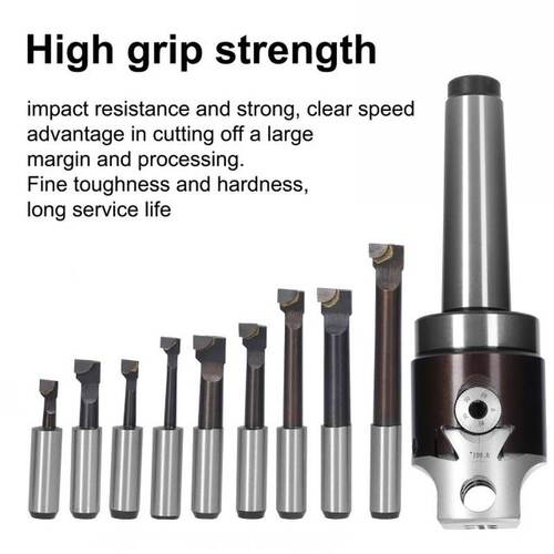 极速2incch Boring Heads MT3 Shank Holder Set with 1/2inch Ca