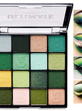 极速Green Eyeshadow Palette 16 Colors ShimmOer Matte Eye Sha